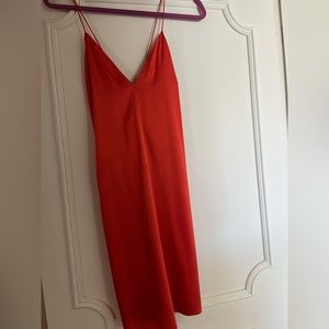Orange Silky Bebe Slip To be worn inside or out!